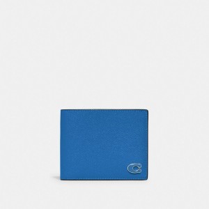 Coach 3 In 1 Wallet With Signature Canvas Interior Billfolder Herr Olika Färger | 28TAEICKN