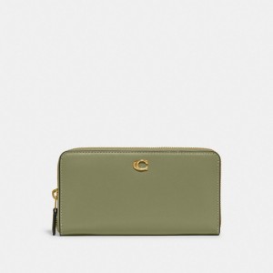 Coach Accordion Zip Wallet Stor Plånbok Dam Olika Färger | 09BNCMOAX