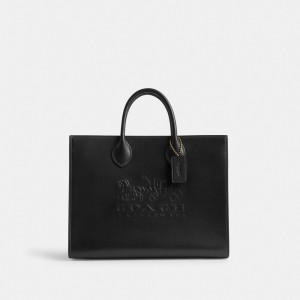 Coach Ace Tote 35 Toteväska Dam Svarta | 29BTZNRWC