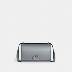 Coach Bandit Crossbody Bag Crossbody Väska Dam Silver Grå Blå | 63HUSBPQI