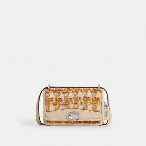 Coach Bandit Crossbody Bag In Tweed Crossbody Väska Dam Silver Olika Färger | 09NLXGUYT