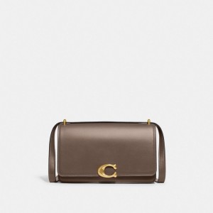 Coach Bandit Shoulder Bag Axelväska Dam Mörkgrå | 90QKPCJEH