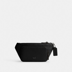 Coach Belt Bag With Signature Canvas Interior Detail Bältesväska Dam Svarta | 94AHXTEID