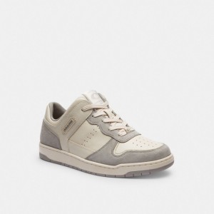 Coach C201 Low Top Sneaker Sneakers Dam Grå | 70DGSAUWQ