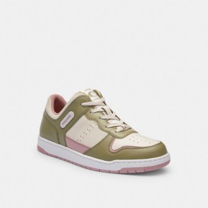 Coach C201 Low Top Sneaker Sneakers Dam Ljusrosa | 85IWVKAXH
