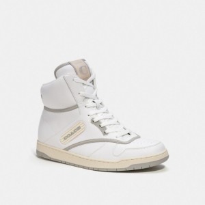 Coach C202 High Top Sneaker Sneakers Herr Vita | 30CSLVZDG