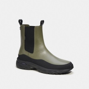 Coach C301 Hybrid Boot Stövlar Herr Gröna | 42QTBGENY