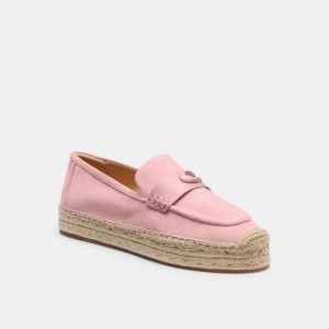 Coach Camilla Espadrille Platta Skor Dam Rosa | 91EPOSRYM