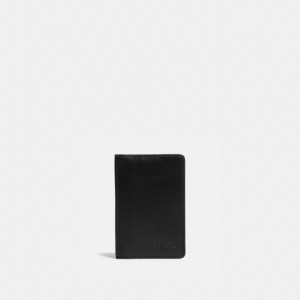 Coach Card Wallet Card Case Dam Svarta | 34UMJVEGH