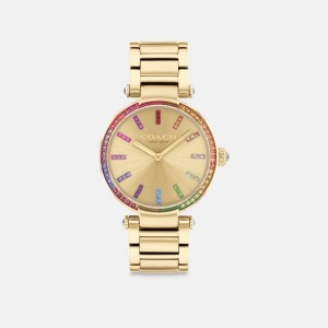 Coach Cary Watch, 34 Mm Klocka Dam Guld | 47QVUSXHL