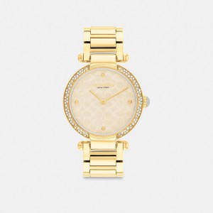 Coach Cary Watch, 34 Mm Klocka Dam Guld | 80KJAPURV