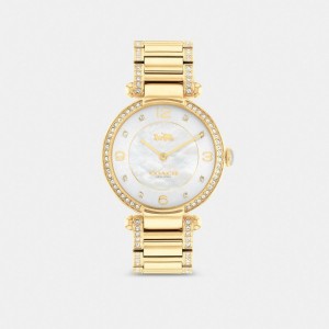 Coach Cary Watch, 34 Mm Klocka Dam Guld | 96RNQXCAD