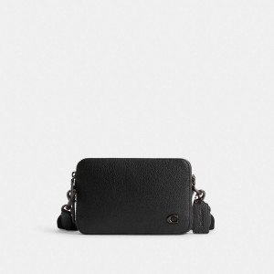 Coach Charter Crossbody 19 Crossbody Väska Herr Svarta | 30COYWLRU