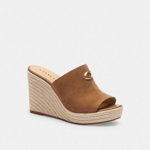 Coach Gloria Wedge Sandaler Dam Olika Färger | 06ZMFOIYN