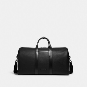Coach Gotham Duffle Bag Duffelväska Herr Svarta Koppar Svarta | 07BKWTDJN