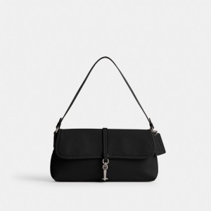 Coach Hamptons Bag Axelväska Dam Silver Svarta | 74ARVGQHL