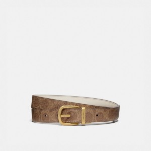 Coach Harness Buckle Reversible Belt, 25 Mm Bälte Dam Bruna | 94SPERWVB