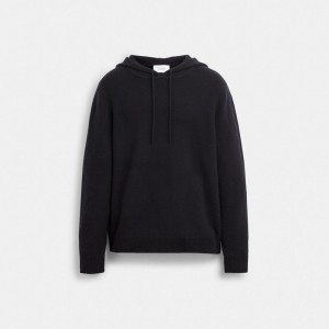 Coach Hooded Sweater Blast Herr Svarta | 95RDXOJNH