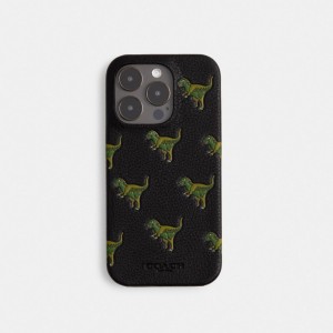 Coach Iphone 15 Pro Max Case With Rexy Resväska Dam Svarta | 93LDNAFTW