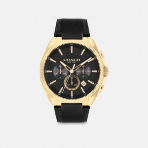 Coach Jackson Watch, 45 Mm Klocka Herr Svarta | 42SEWCTGH