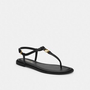 Coach Jessica Sandal Sandaler Dam Svarta | 26WEHOZYD