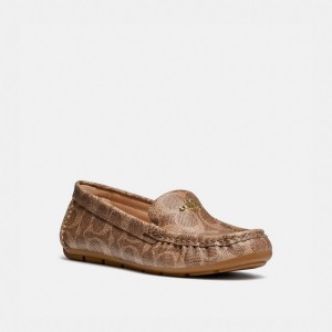 Coach Marley Driver Platta Skor Dam Bruna | 89DVICSGQ
