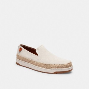 Coach Miles Espadrille In Signature Jacquard Loafers Herr Olika Färger | 53NWXABMY