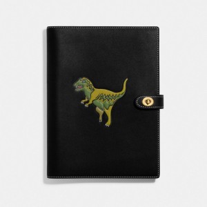 Coach Notebook With Rexy Resväska Dam Svarta | 76KAFDXUN