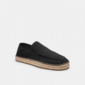 Coach Reilly Espadrille Loafers Herr Svarta | 82PQLYNXE