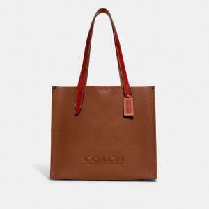 Coach Relay Tote Bag 34 Toteväska Herr Olika Färger | 54VJYKFRW