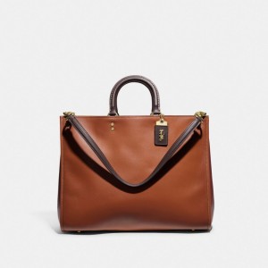 Coach Rogue Bag 39 In Colorblock Satchel Väska Dam Olika Färger | 01JLFHWIN
