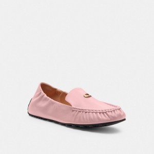 Coach Ronnie Loafer Platta Skor Dam Rosa | 23OIJTSXU