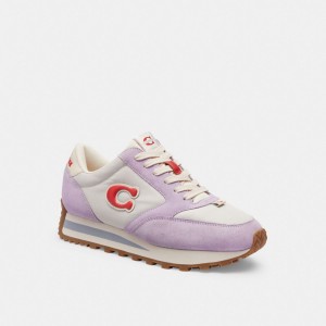 Coach Runner Sneaker Sneakers Dam Lila Olika Färger | 92QOIJPFA
