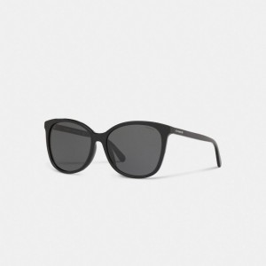 Coach Signature Workmark Square Sunglasses Glasögon Dam Svarta | 69HXUYDFJ